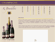 Tablet Screenshot of champagnebourdelois.com